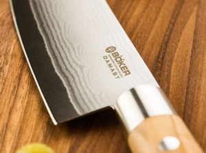 Böker - Damast Olive Kochmesser Klein