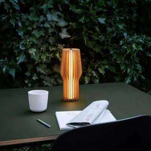 Eva Solo - LED-Tischleuchte, aufladbar, Eichenholz, 28 cm