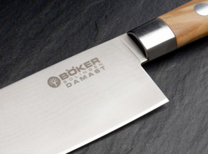 Böker - Damast Olive Kochmesser Klein