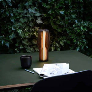 Eva Solo - LED-Tischleuchte, aufladbar, Eichenholz, 28 cm