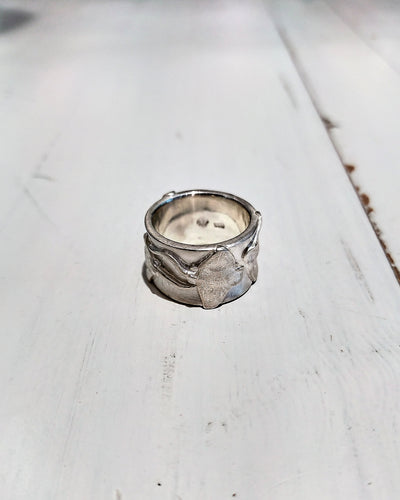 Silber Schmuck - Ring Rochen Schwarm