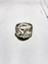 Laden Sie das Bild in den Galerie-Viewer, Silber Schmuck - Ring Großer Seestern
