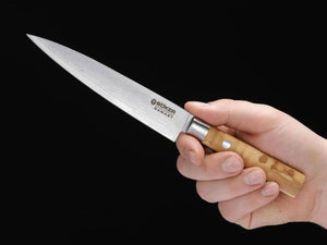Böker - Damast Allzweckmesser Olive