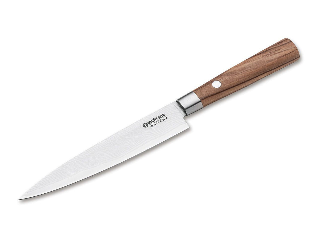 Böker - Damast Allzweckmesser Olive