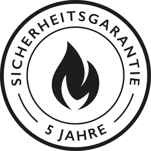Nordic Flame - ABC Feuerlöscher 2 kg, Schwarz
