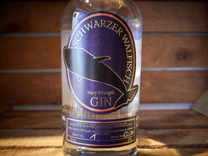Schwarzer Walfisch - Navy Strength Gin, limitiert