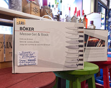 Laden Sie das Bild in den Galerie-Viewer, Böker - Messerset 6-teilig mit Block