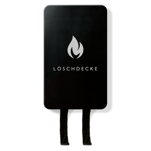 Nordic Flame - Löschdecke in Aluminiumbox, Schwarz