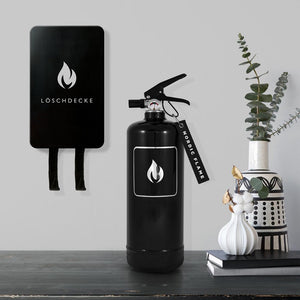 Nordic Flame - ABC Feuerlöscher 2 kg, Schwarz