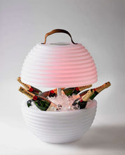 Laden Sie das Bild in den Galerie-Viewer, Nikki.Amsterdam - The.Bowl LED-Lampion-Bluetooth Lautsprecher &amp; Weinkühler