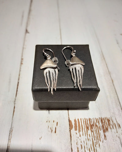 Silber Schmuck - Ohrhänger Quallen