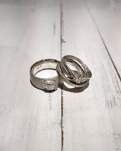 Laden Sie das Bild in den Galerie-Viewer, Silber Schmuck - Ring Kleiner Seestern mit Algen