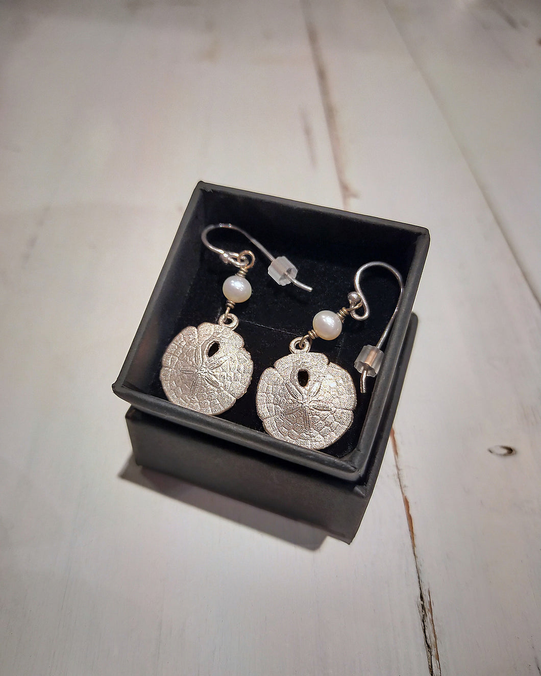 Silber Schmuck - Ohrhänger Sanddollar