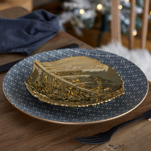 Laden Sie das Bild in den Galerie-Viewer, Hortensienblatt Gold 22 cm