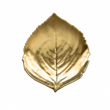 Laden Sie das Bild in den Galerie-Viewer, Hortensienblatt Gold 22 cm