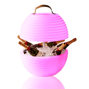 Nikki.Amsterdam - The.Bowl LED-Lampion-Bluetooth Lautsprecher & Weinkühler