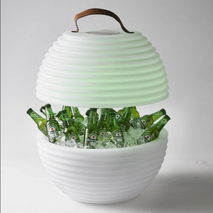 Nikki.Amsterdam - The.Bowl LED-Lampion-Bluetooth Lautsprecher & Weinkühler